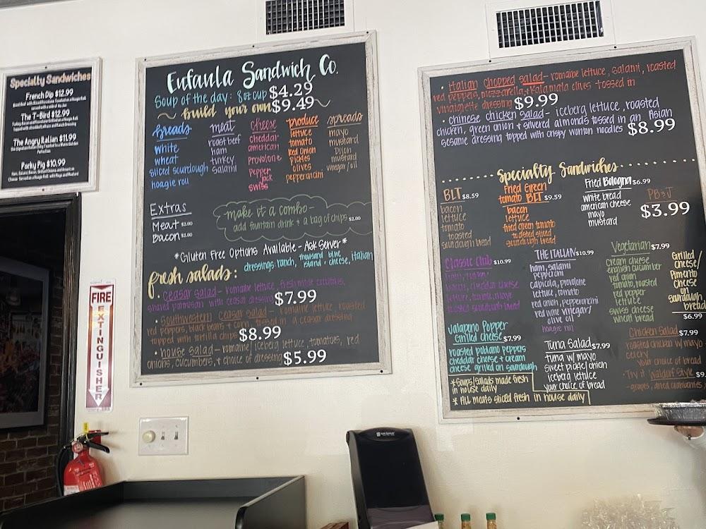 Eufaula Sandwich Co. Menu image 3
